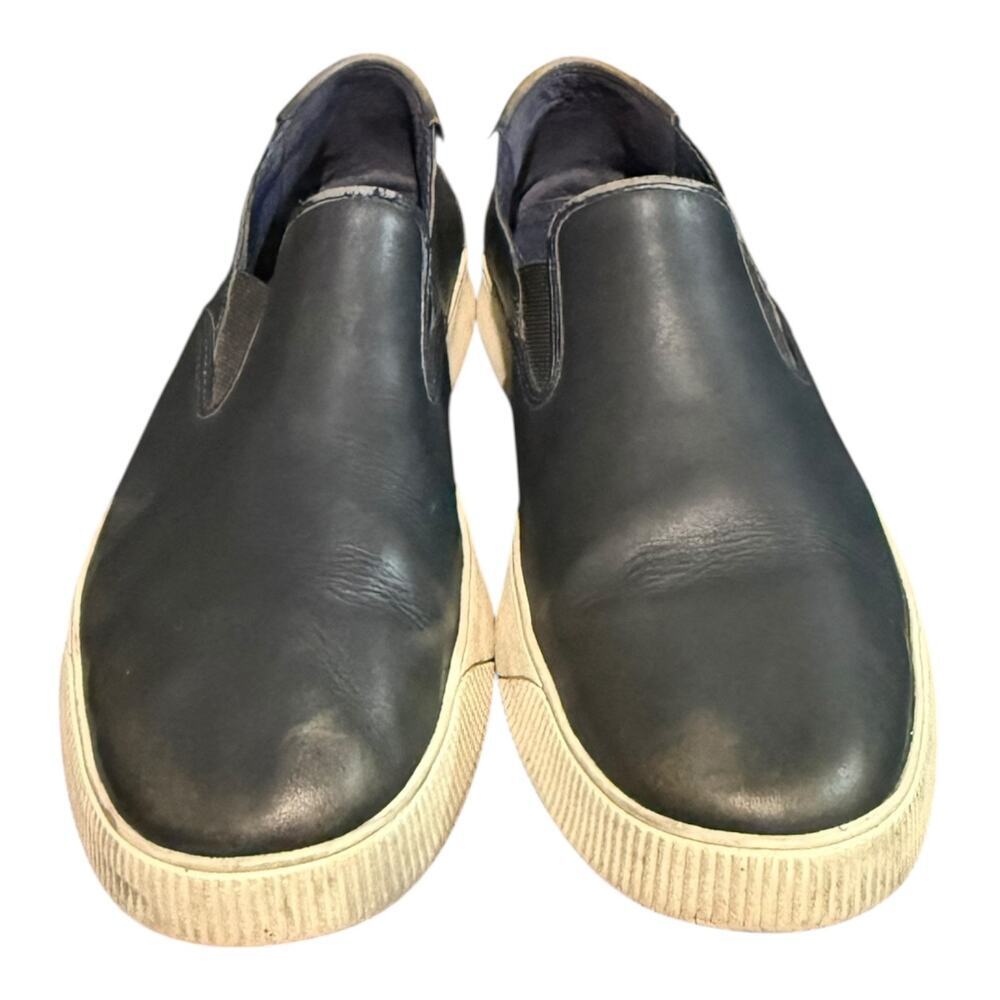 Cole Haan Nantucket Leather Slip On Sneakers Men’s Size 9.5M Navy Blue - Picture 4 of 9